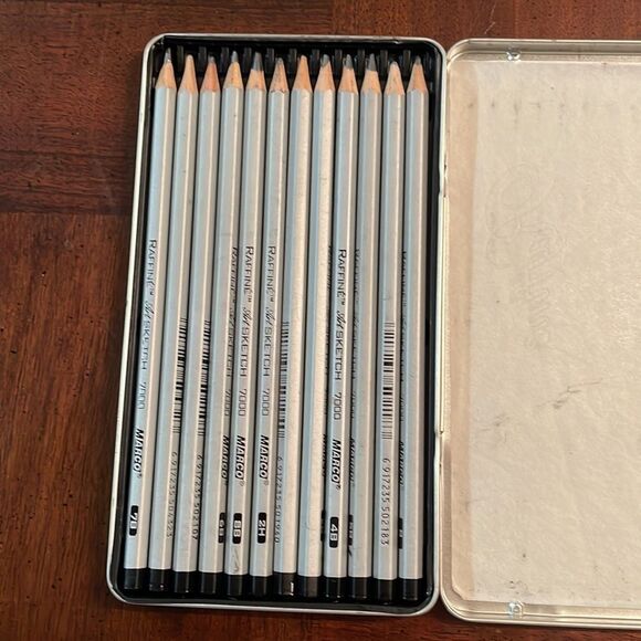 Marco Raffine 12 Artist Sketching Pencils - Picture 3 of 5